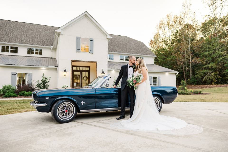 Vintage car portrait