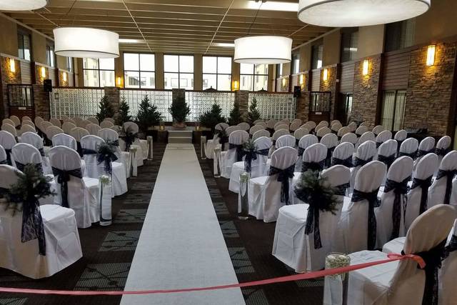 Indoor wedding ceremony
