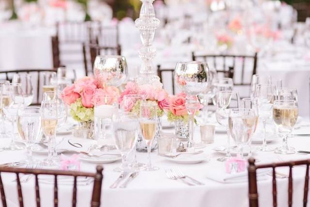 White flower centerpiece