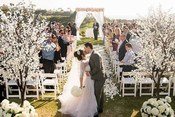 Wedding kiss