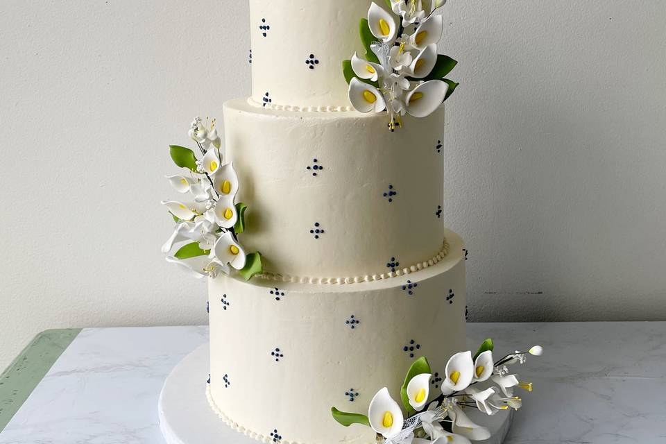 3 tier fondant