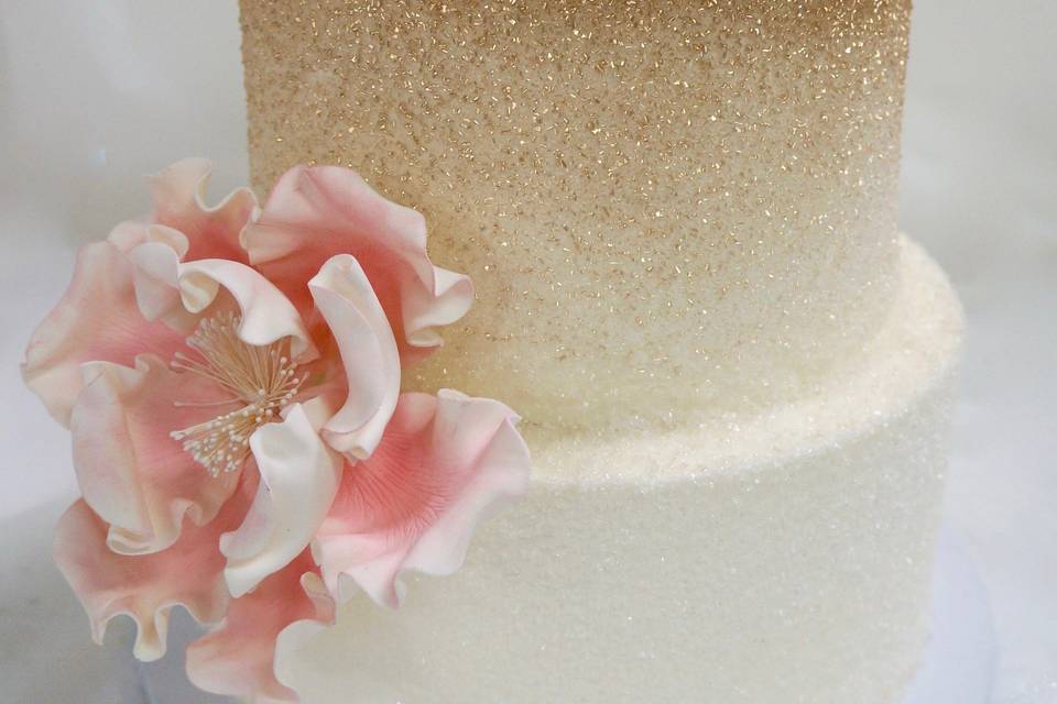 Horizontal Bling Cake