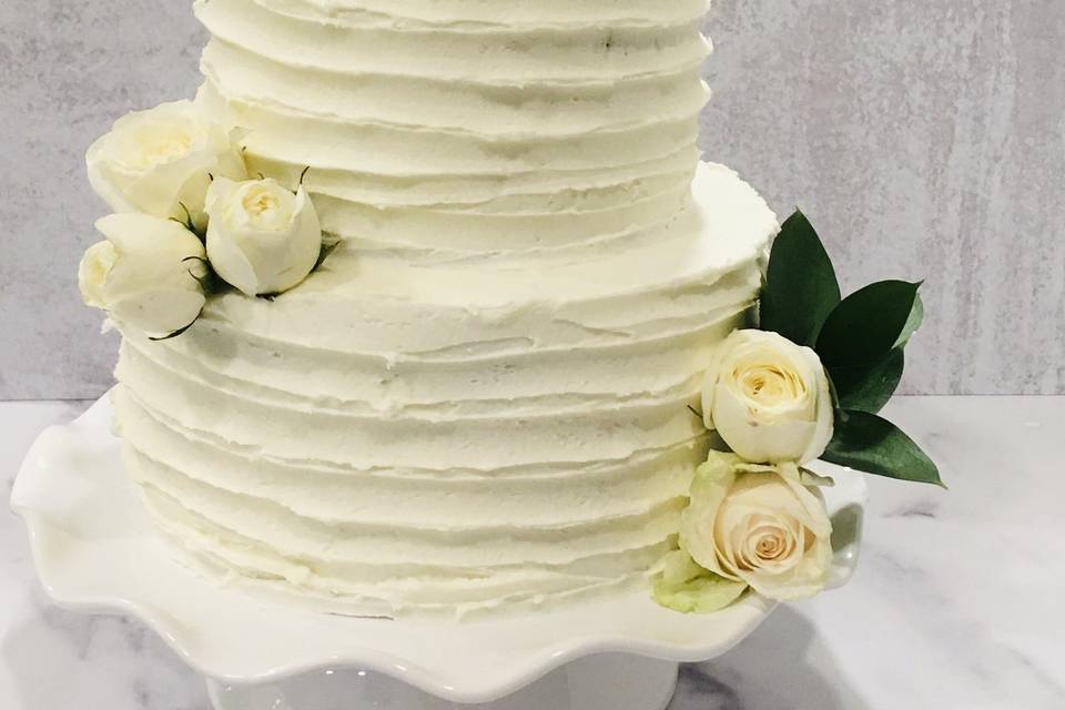 Two Tier Textured Cake