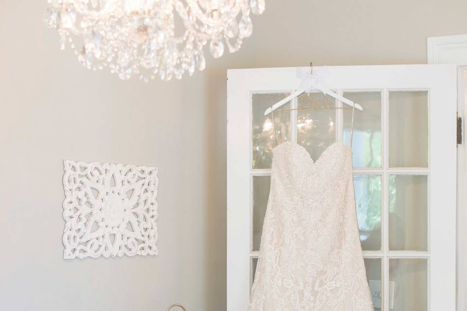 Bridal Gown in Ladies Parlour