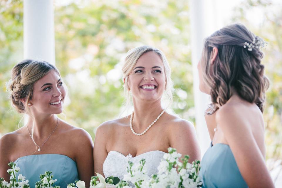 Bride and Bridesmaids