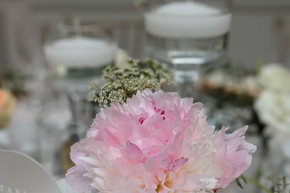 Bud Vase with Peony