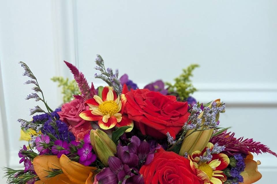 Bold Bridal Bouquet