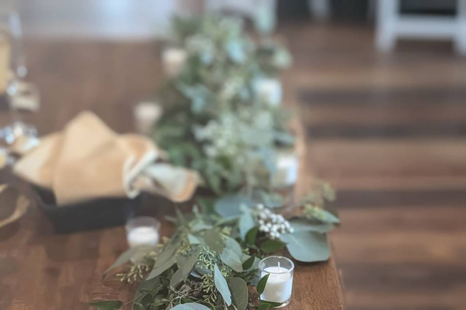 Organic Greenery Garland