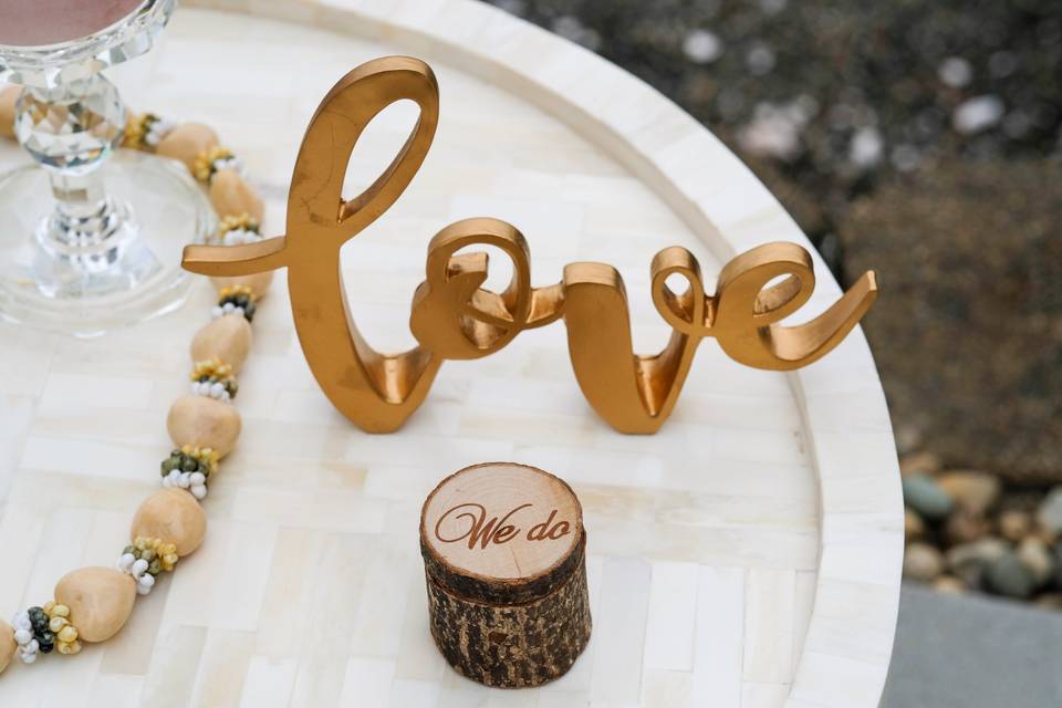 Puget Sound home wedding