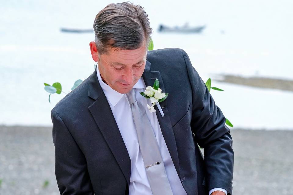 Puget Sound home wedding