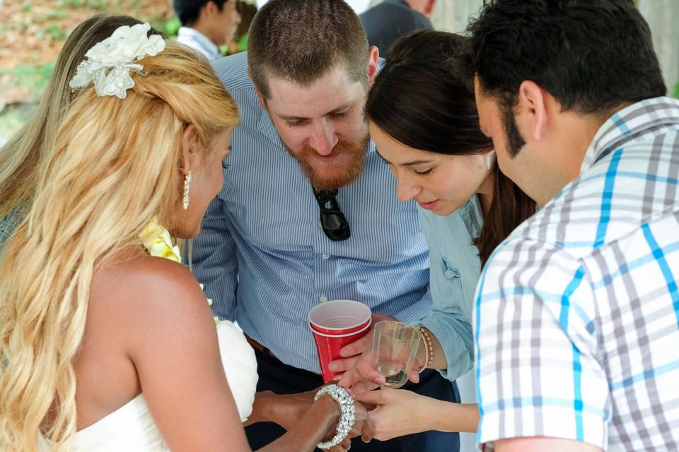 Puget Sound home wedding