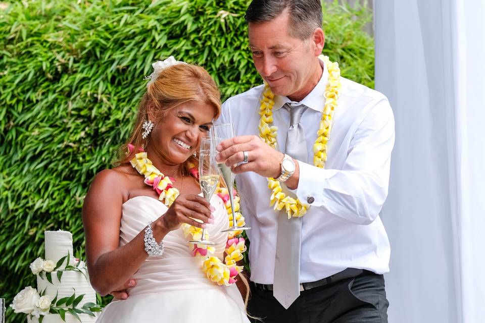 Puget Sound home wedding