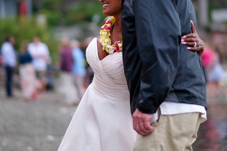 Puget Sound home wedding