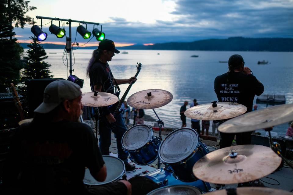 Puget Sound home wedding