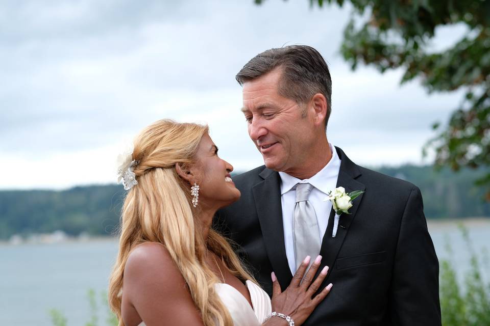 Puget Sound home wedding