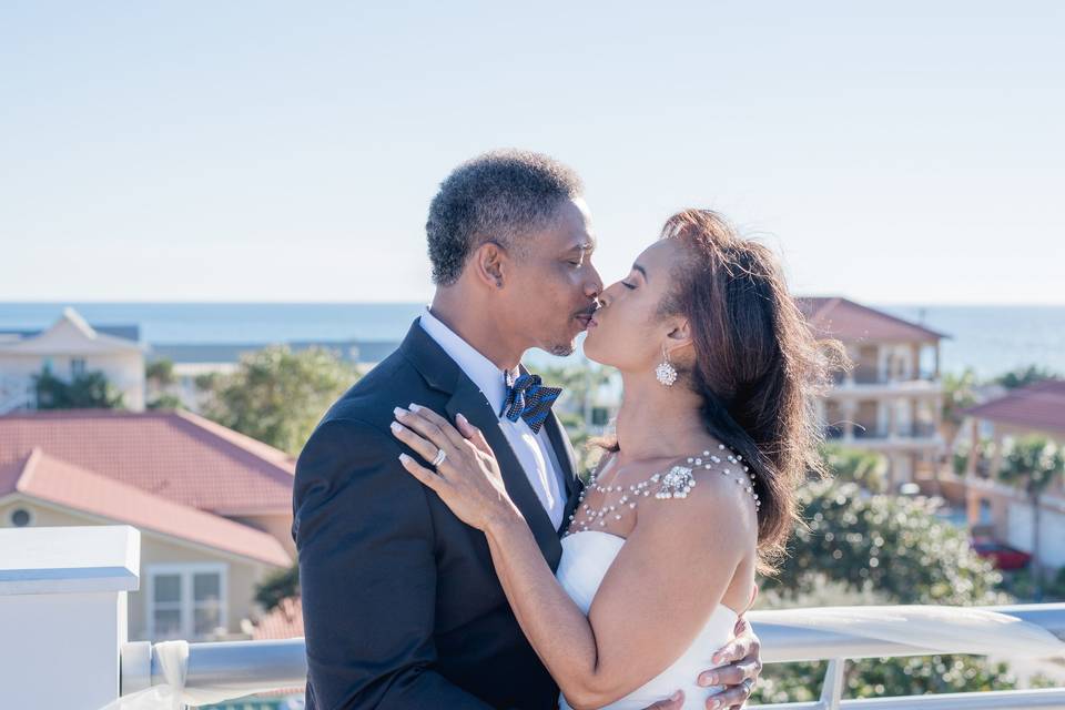 Rooftop Wedding Destin Beach