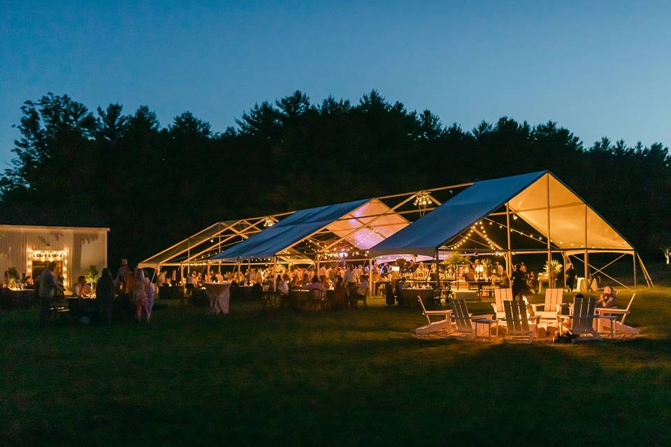 Flanagan Farm large scale tent