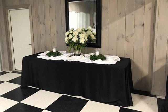 White floral