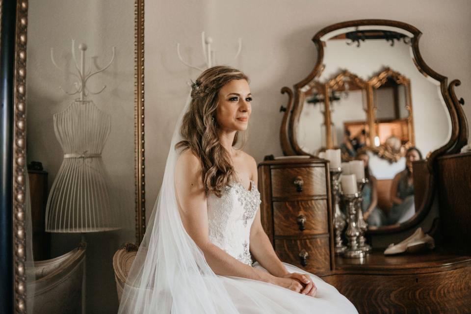 Bridal dressing room