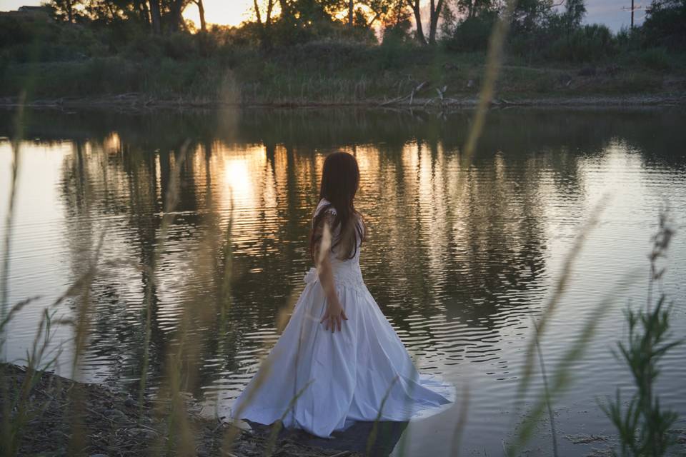 Single bride photo