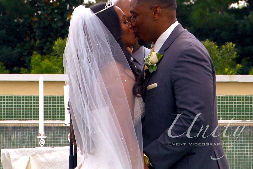 Beautiful ceremony at The Hilton Orlando.