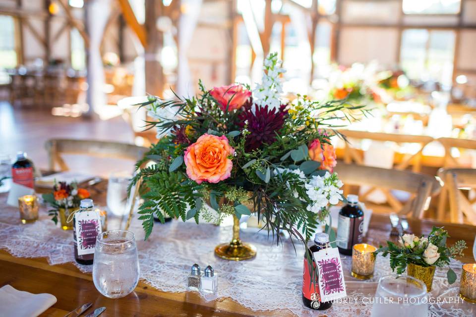 Centerpiece and decor