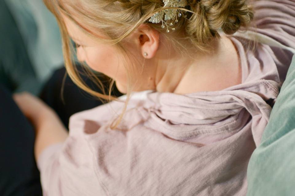 Braided updo