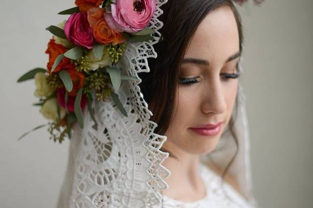 Custom floral crown