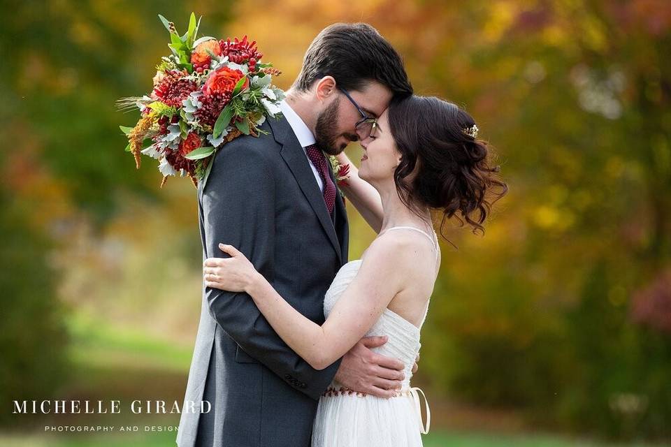 Rustic fall wedding