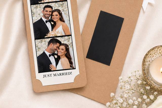 Photo strip magnets