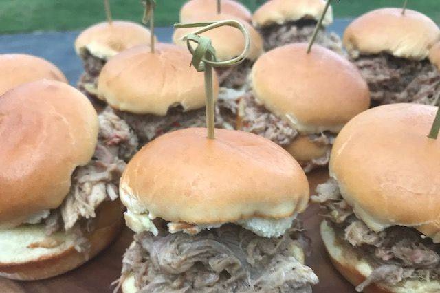 North carolina style pork sliders