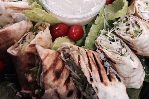 Grilled chicken caesar wrap