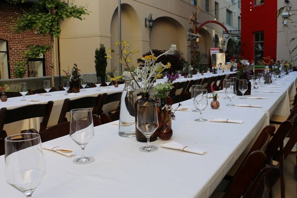 Wedding head table