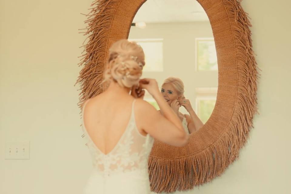 Bride Getting Ready