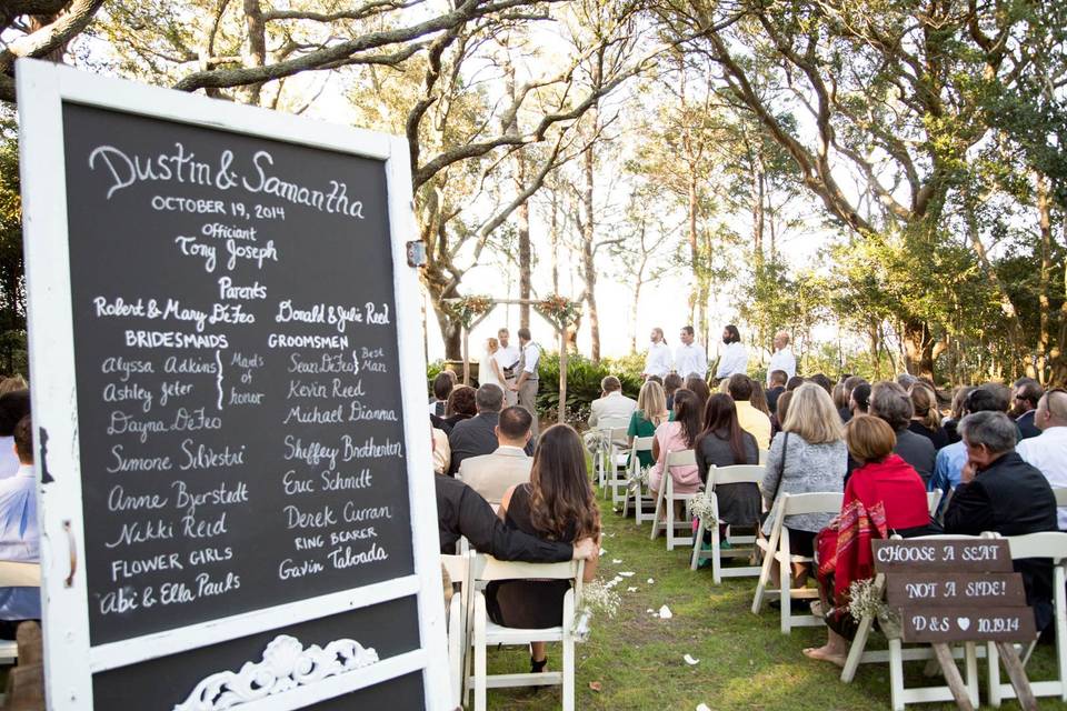 Outer Banks Wedding Planner - Beach Wedding - OBX Wedding - Elizabethan Gardens Wedding