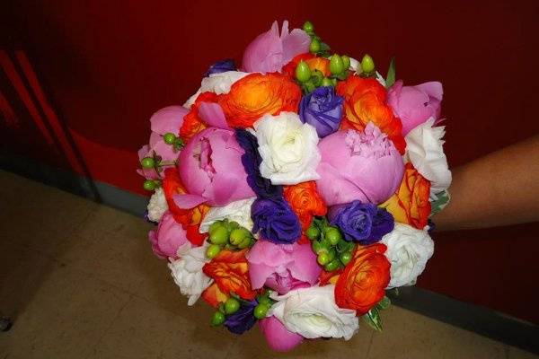 Warm themed bouquet