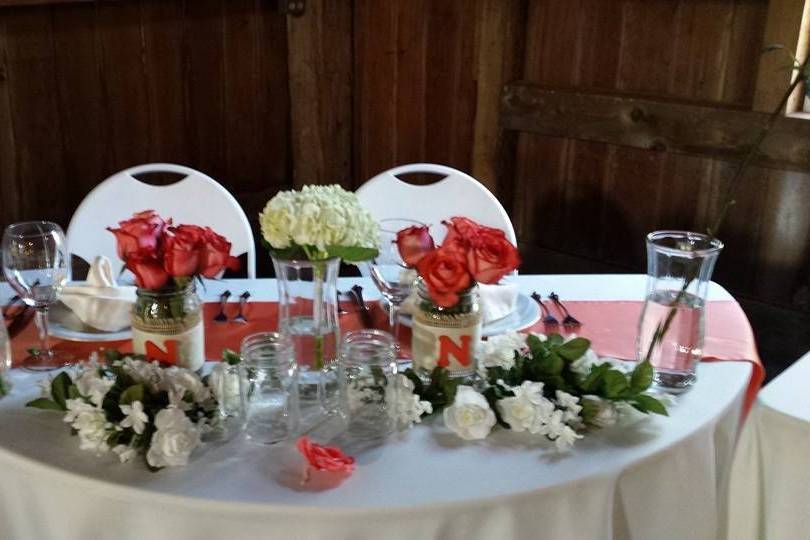 Sweetheart tables are perfect