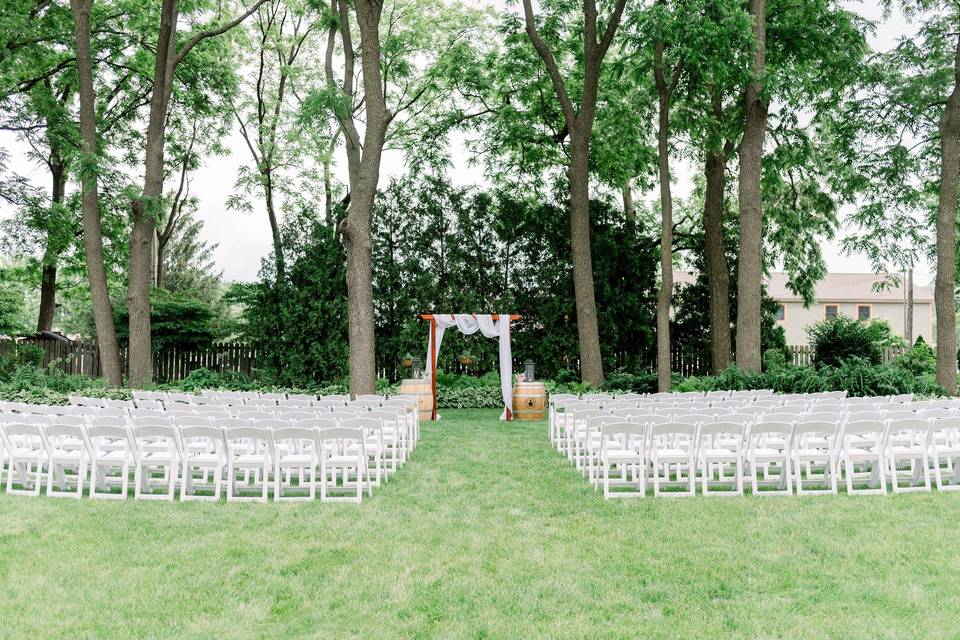 Ceremony Under The Trees