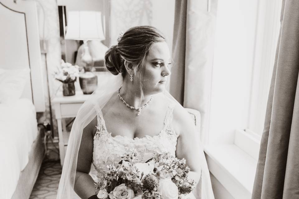 Bridal Portrait Guest Room