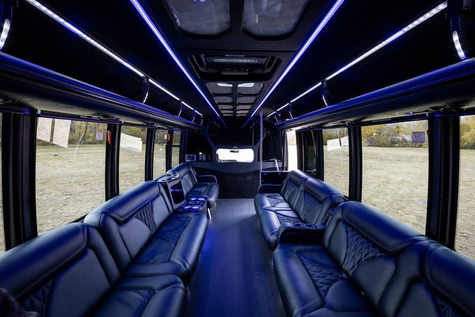 Mini Limo Bus Interior