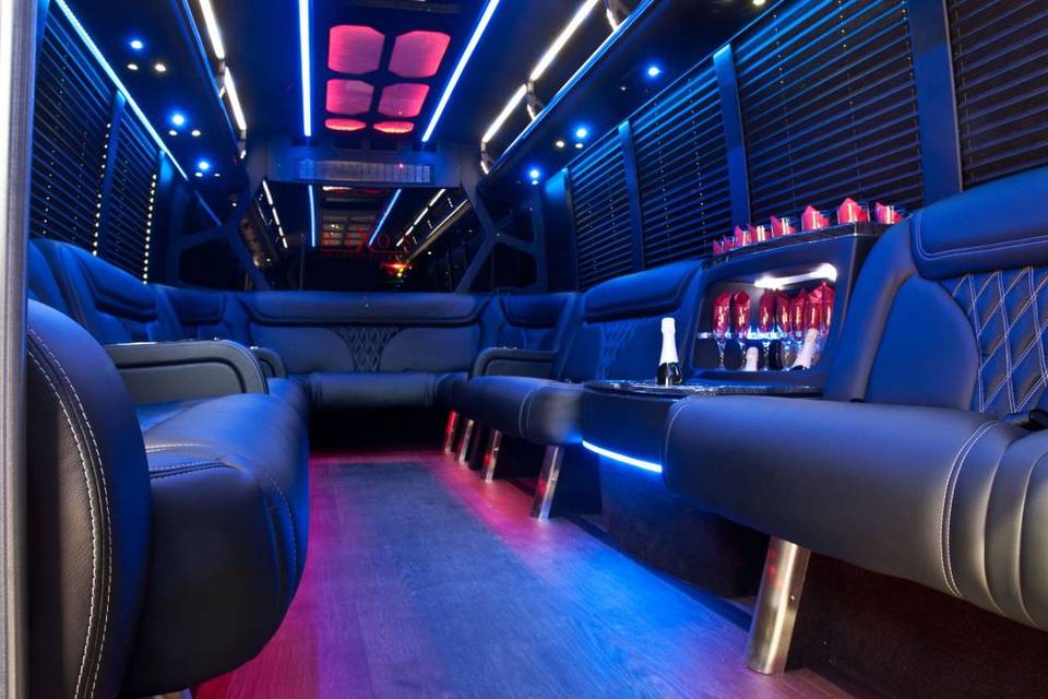 Mini Party Bus Interior