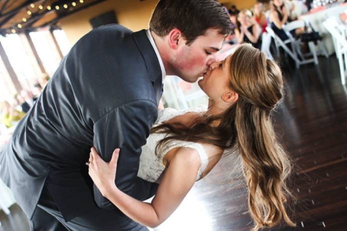 John and Betsy share their first dance | Photo by Katy Cook Photography