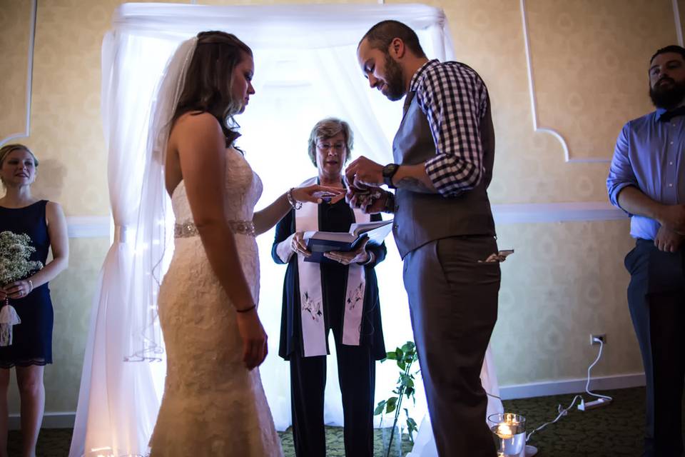 A special couple at the Woman's Club of Raleigh.