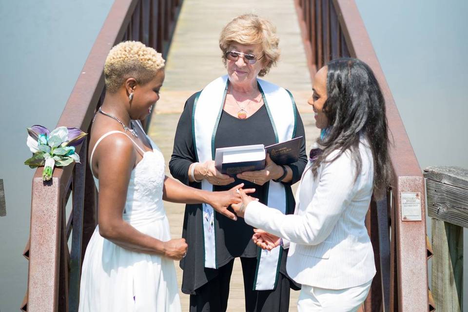 Beautiful brides for life at Umstead park, Raleigh, NC.