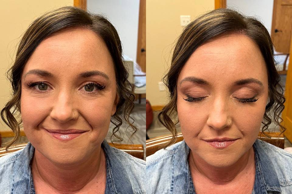 Bridesmaid makeup