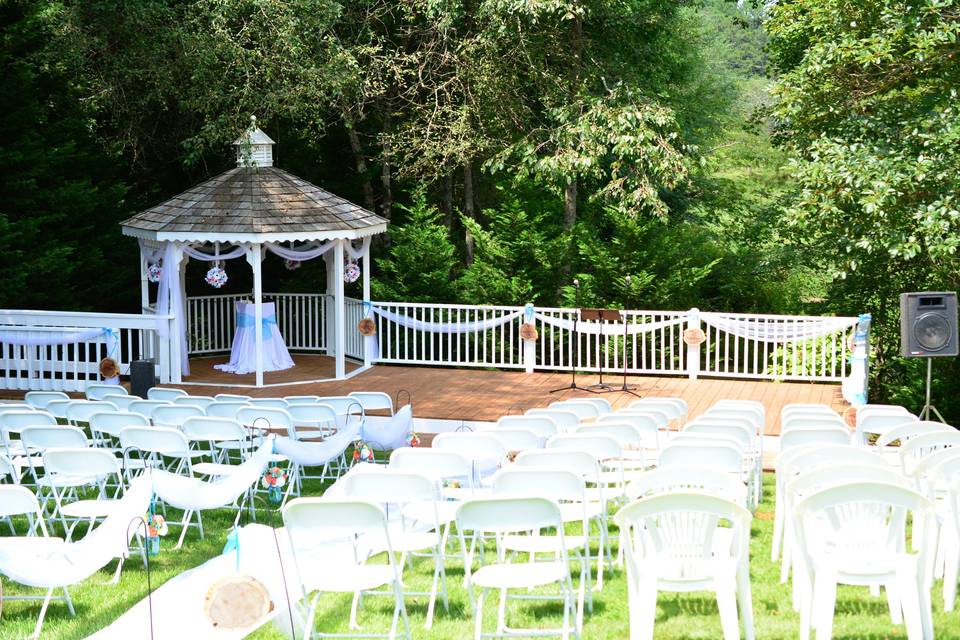 An intimate setting for your ceremony.