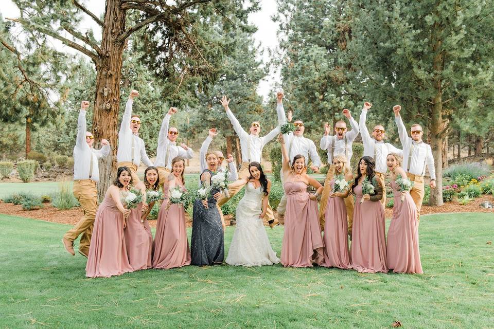 Wedding Party in Bend OR