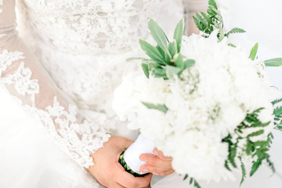 Getting all the lace details.