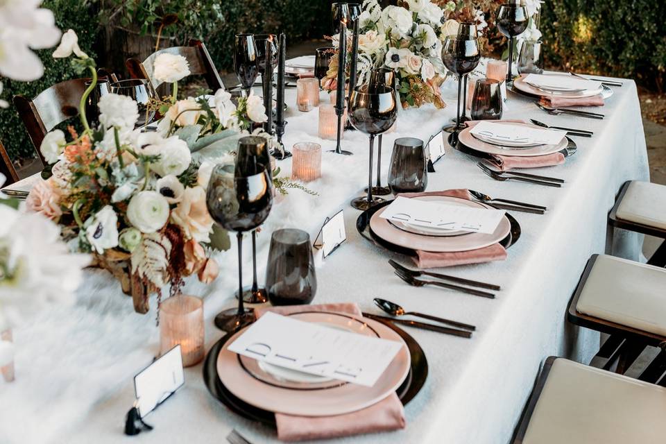 WEDDING TABLESCAPE