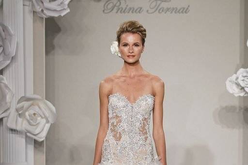 PNINA TORNAI
Sweetheart Mermaid Gown in Organza